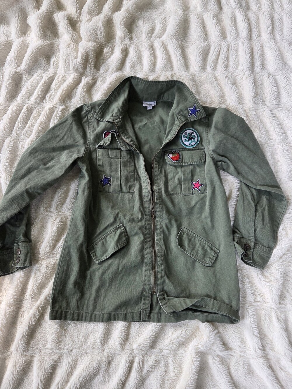 Disney Descendants "So Many Ways to Be Wicked" patch military-style olive green